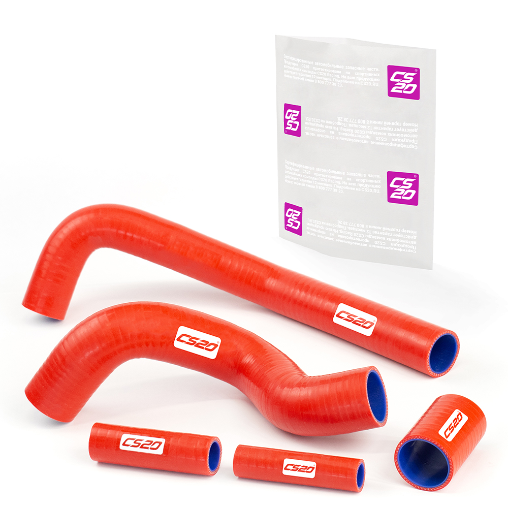 Патрубки для а/м УАЗ-3163 ЗМЗ-409 с 2008 радиатора 5шт., силикон