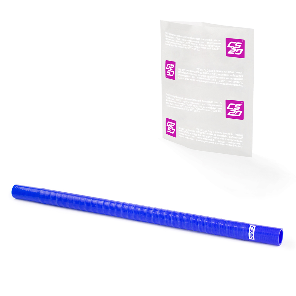 Патрубок гофрированный D35/L800, силикон