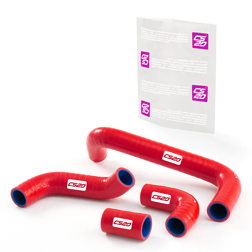 Патрубки для а/м ВАЗ-2105-07 радиатора (медный) 4шт., силикон