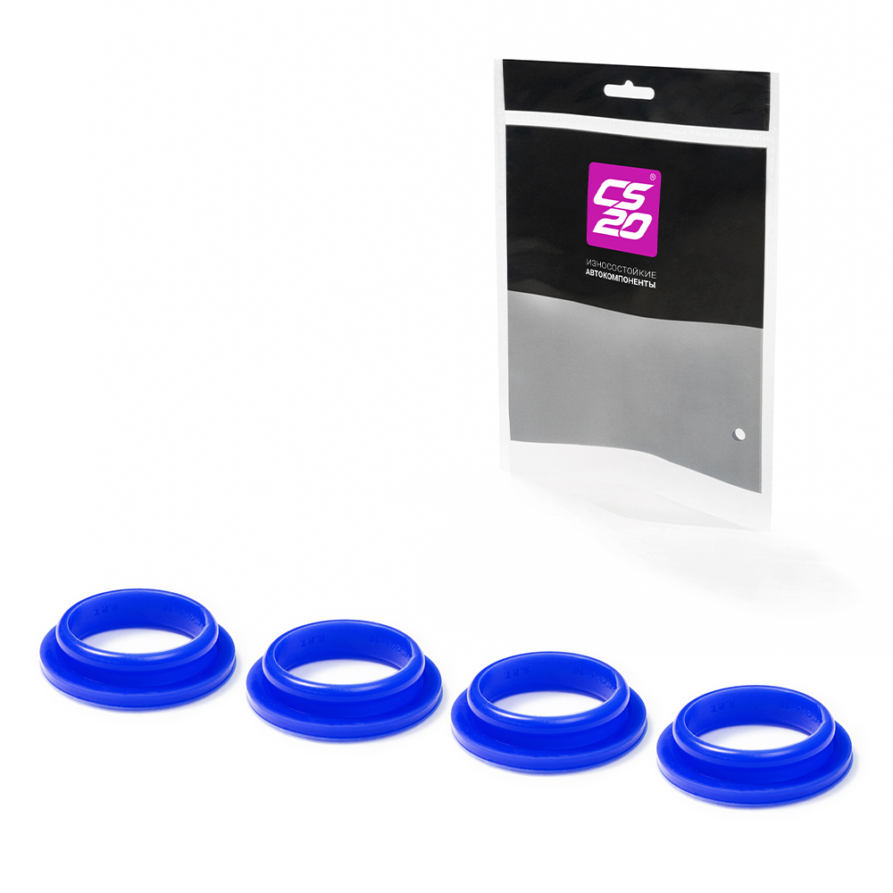 Прокладки для ЗМЗ-406 свечных колодцев Н/О 4шт., силикон