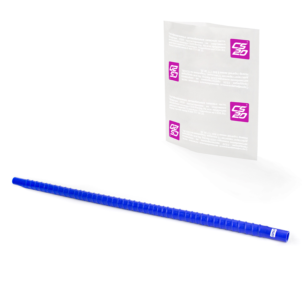 Патрубок гофрированный D25/L1000, силикон