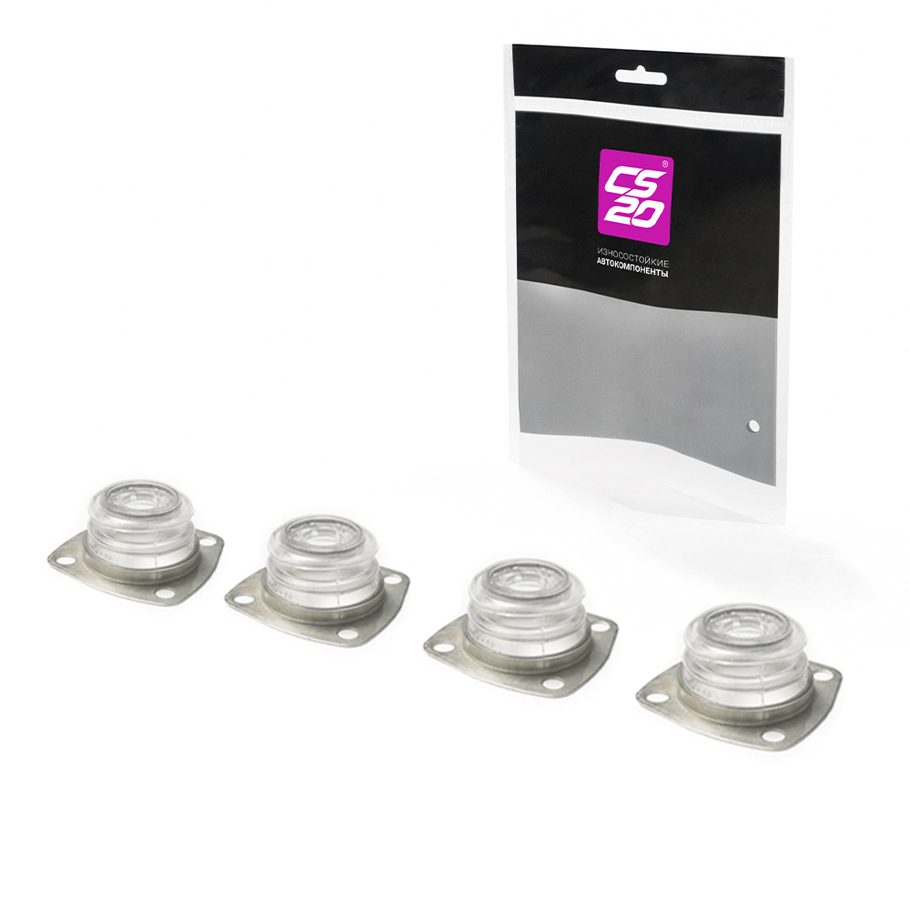 Пыльники для а/м ВАЗ-2101 шаровой опоры 4шт, силикон прозрачный