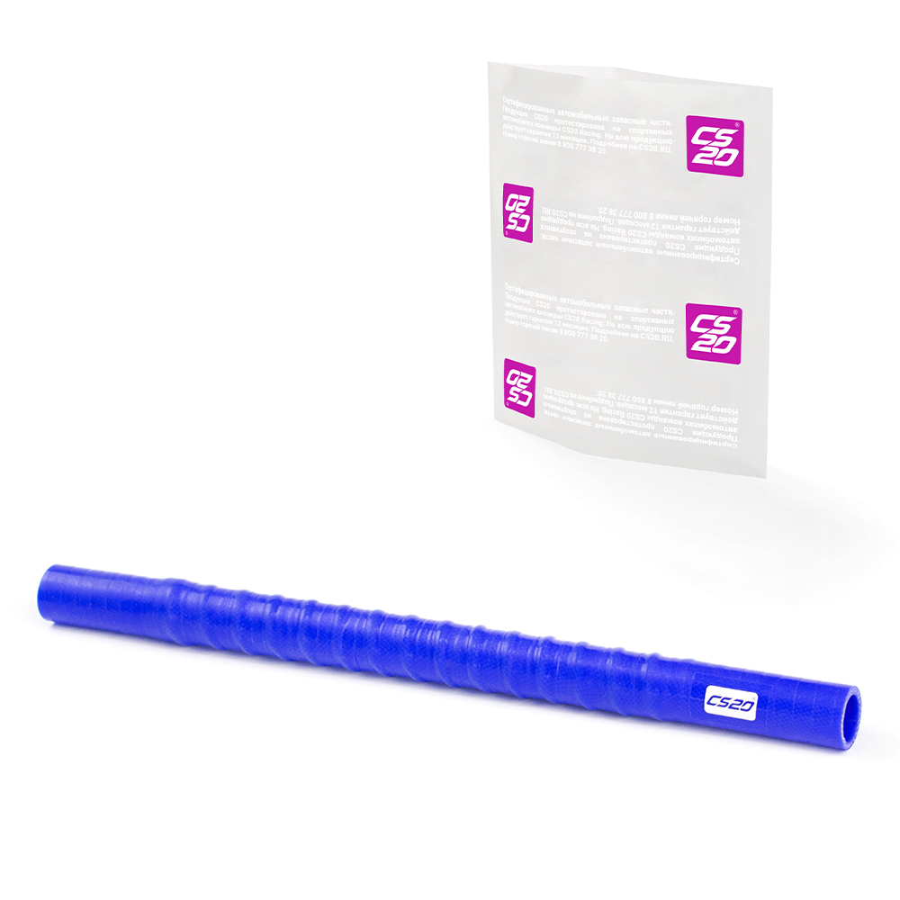 Патрубок гофрированный D22/L400, силикон