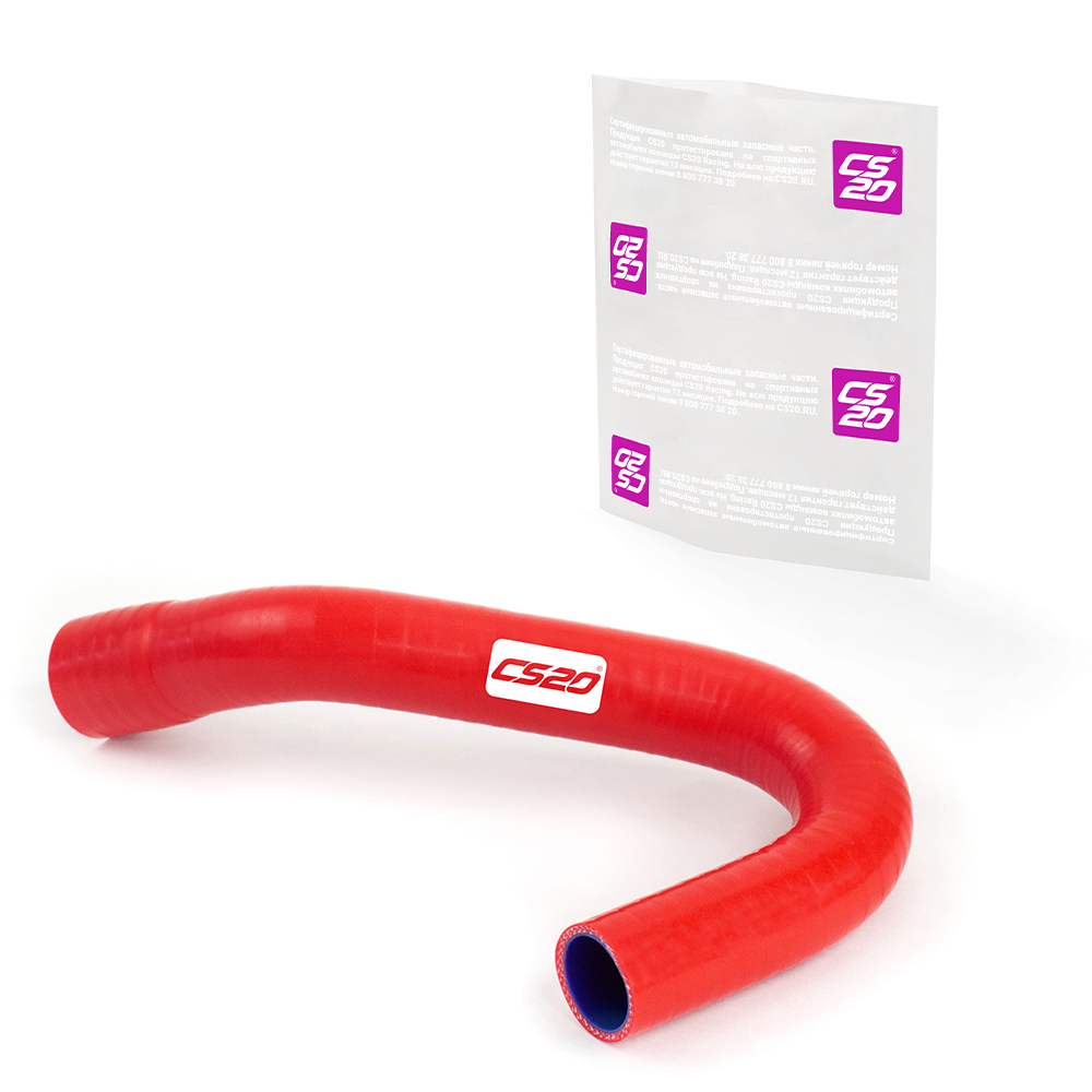 Патрубок для а/м ВАЗ-2110 16V вентиляции картера нижний, силикон