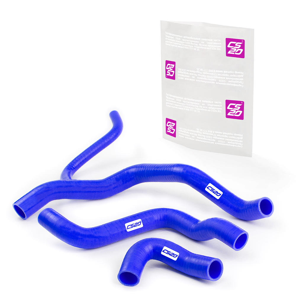 Патрубки для а/м ВАЗ-1118 16V радиатора, силикон