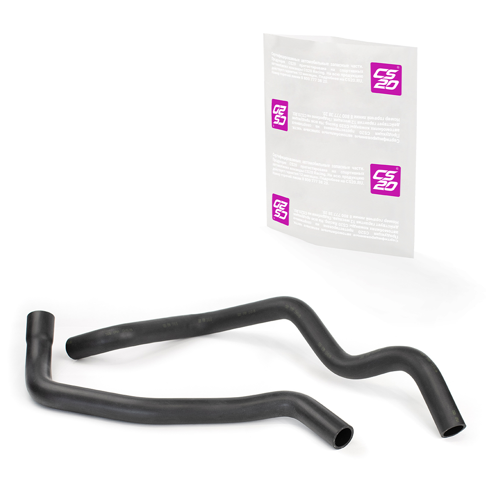 Патрубки для а/м ВАЗ-2190 радиатора МКПП 2шт., EPDM