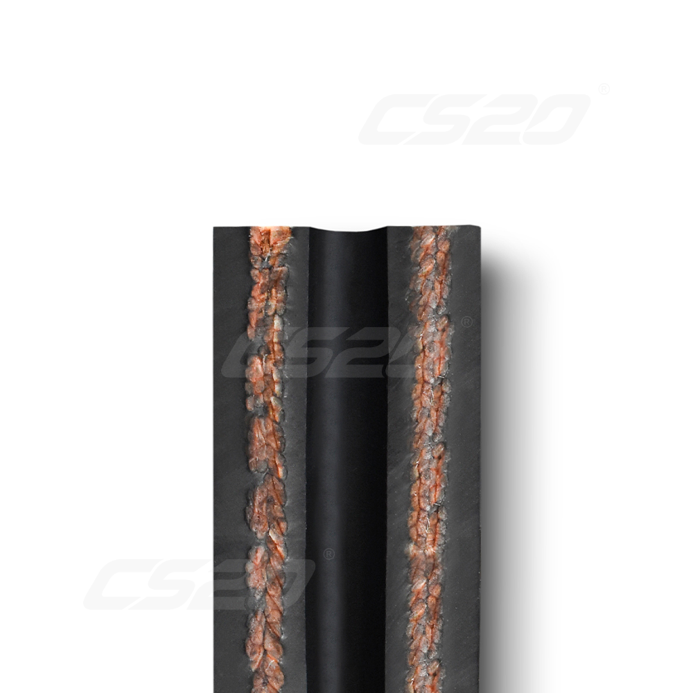 Благодаря использованию синтетического каучука и внутреннему армированию, тормозные шланги CS20 обладают высокой прочностью на разрыв, выдерживая давление до 200 Бар.